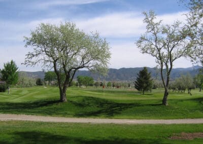 Salida Golf Course with views of the Collegiate Peaks Mountain Range
